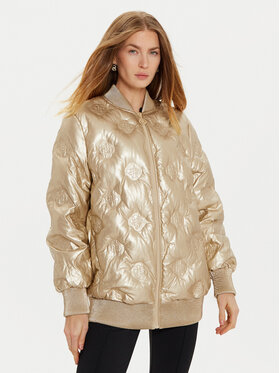 Guess Guess Jacke aus Kunstleder Marianne W4BL60 WGB20 Goldfarben Regular Fit