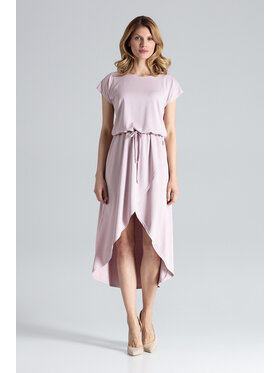 FIGL FIGL Sukienka M394 Różowy Regular Fit
