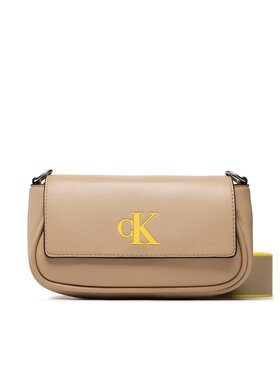 Calvin Klein Jeans Calvin Klein Jeans Torebka Sleek Ew Flap Conv Sb20 Solid K60K610319 Beżowy