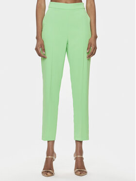 PINKO Pinko Bavlnené nohavice Parano 102861 7624 Zelená Regular Fit