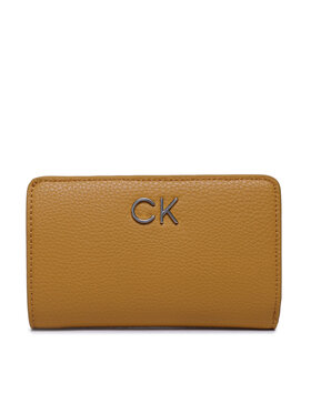 Calvin Klein Calvin Klein Portofel Mare de Damă Re-Lock Bifold Wallet Pbl K60K610244 Galben