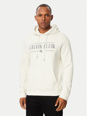 Calvin Klein Jeans Calvin Klein Jeans Felpa LV04RH238G Crema Regular Fit