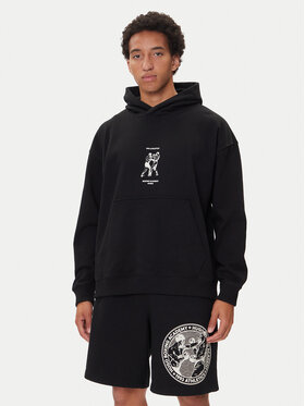 HUGO HUGO Суитшърт Duwrestie 50542399 Черен Regular Fit