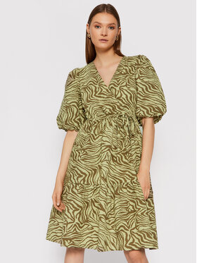 Gestuz Gestuz Každodenné šaty Averygz 10905399 Zelená Loose Fit