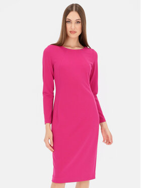 L’AF L’AF Sukienka koktajlowa Bora Różowy Slim Fit