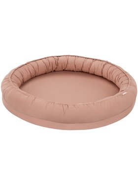 Cotton&Sweets Cotton&Sweets Gniazdo Gniazdko Junior Basic bez falbanki Brudna brzoskwinia Różowy