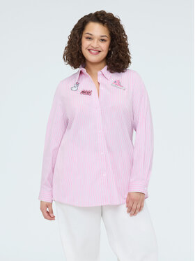 Fiorella Rubino Fiorella Rubino Koszula 5055T001459N0S1 Różowy Regular Fit