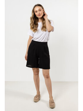 Awama Awama Spodnie damskie A721 Czarny Basic Fit