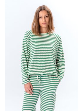 TeeShoppen TeeShoppen Sweter 'Basic Collection' Zielony Regular Fit