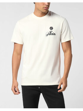 PHILIPP PLEIN PHILIPP PLEIN T-Shirt 26151 Biały Regular Fit