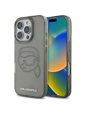 KARL LAGERFELD KARL LAGERFELD Etui na telefon iPhone 16 Pro Czarny