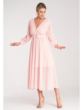 FIGL FIGL Sukienka koktajlowa M1141 Różowy Feminine Fit