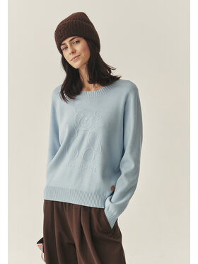 TATUUM Tatuum Sweter CLOUDY Niebieski Classic Fit