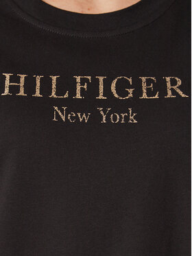 Tommy Hilfiger T-shirt Foil WW0WW37194 Crna Regular Fit