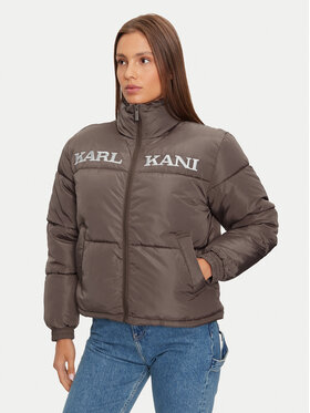Karl Kani Karl Kani Geacă de iarnă Retro Essential 61760003 Bej Regular Fit