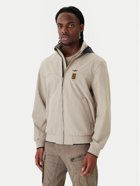 Aeronautica Militare Aeronautica Militare Bomber stila jaka 261AB3050UCT04290 Bēšs Regular Fit