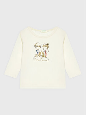 United Colors Of Benetton United Colors Of Benetton Majica 3ATNA101A Bež Regular Fit