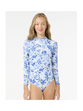 Rip Curl Rip Curl Strój kąpielowy Island Bliss Surfsuit-Girl Niebieski