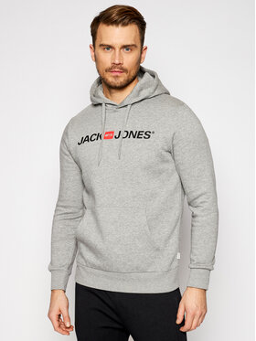 Jack&Jones Jack&Jones Džemperis Corp Old Logo 12137054 Pilka Regular Fit