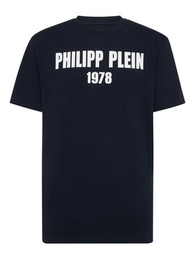 PHILIPP PLEIN PHILIPP PLEIN Tričko 22943 Tmavomodrá Regular Fit