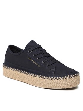 Tommy Hilfiger Tommy Hilfiger Espadrile Rope Vulc Sneaker Corporate FW0FW07241 Bleumarin