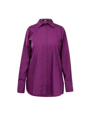 KARL LAGERFELD KARL LAGERFELD Koszula 236W1602-470_44 Fioletowy Regular Fit