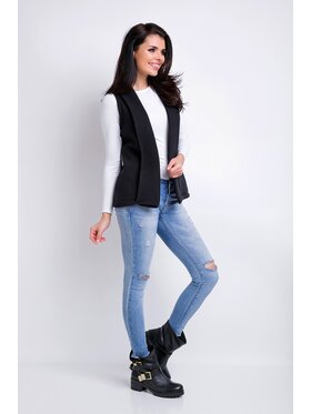 Awama Awama Gilet A155 Nero Basic Fit