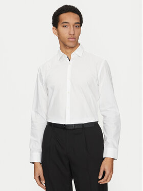 HUGO HUGO Hemd Koey 50534044 Weiß Slim Fit