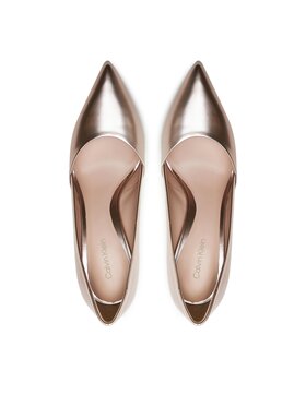 Calvin Klein Štikle Heel Pump 90 Pearl HW0HW02027 Zlatna