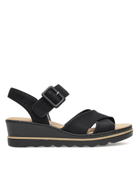 Rieker Rieker Sandalen 67463-00 Schwarz