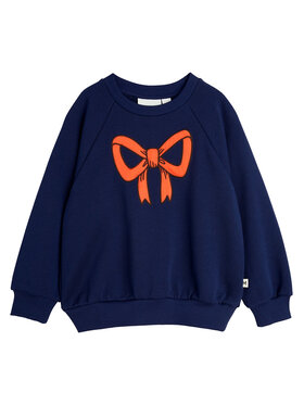 MINI RODINI MINI RODINI Felpa Bow 2512012960 Blu scuro Regular Fit