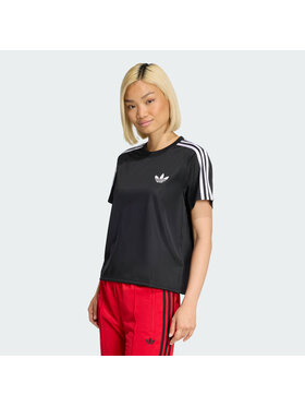 adidas adidas T-Shirt FIREBIRD TEE Czarny Loose Fit