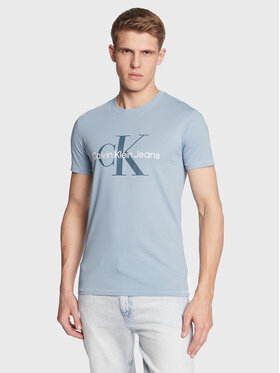 Calvin Klein Jeans Calvin Klein Jeans T-Shirt J30J320806 Niebieski Slim Fit