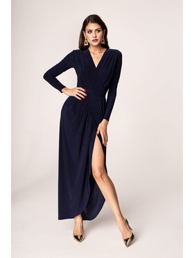 Aurora Aurora Sukienka wieczorowa Elen Granatowy Feminine Fit