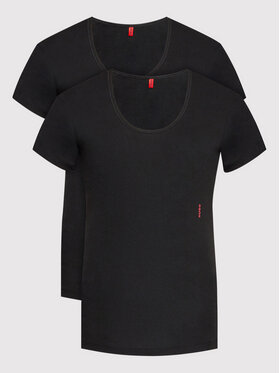 Hugo Hugo Комплект 2 тишъртки Twin 50469660 Черен Regular Fit