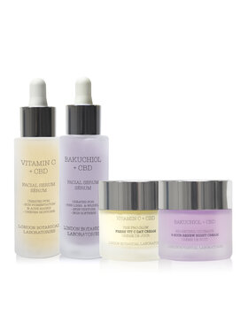 London Botanical Laboratories London Botanical Laboratories Bakuchiol + Witamina C Zestaw Pielęgnacyjny Serum