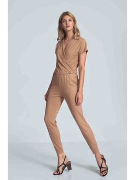 FIGL FIGL Kombinezon M708 Beżowy Regular Fit