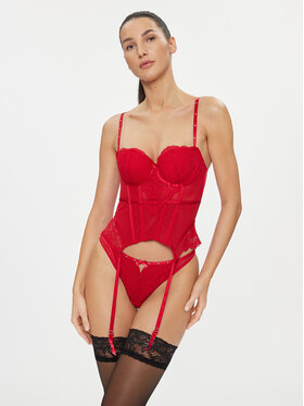 Hunkemöller Hunkemöller Top grudnjak Mariah Bustier 203565 Crvena