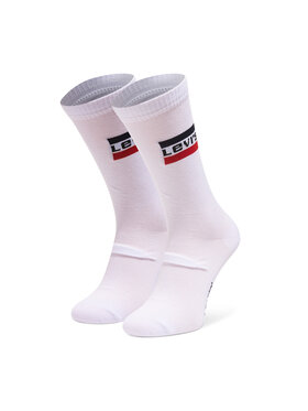 Levi's® Levi's® Súprava 2 párov vysokých ponožiek unisex 37157-0538 Biela