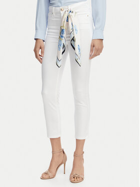 Guess Guess Jeansy W5GA91 W93CM Biały Skinny Fit