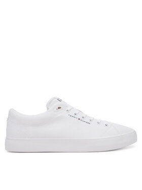 Tommy Hilfiger Tommy Hilfiger Tenisky Th Hi Vulc Low Core Canvas FM0FM05396 Biela