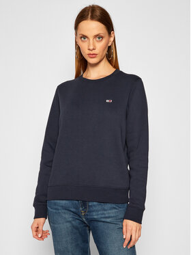 Tommy Jeans Tommy Jeans Суитшърт Fleece DW0DW09227 Тъмносин Regular Fit