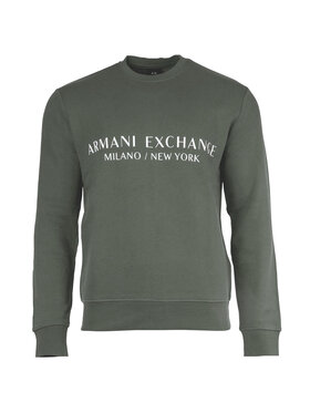 Armani Exchange Armani Exchange Sweter 10911 Zielony Comfort Fit