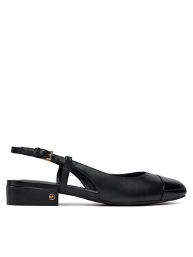 MICHAEL Michael Kors MICHAEL Michael Kors Baleriny Perla Flex Sling Flat 40R4PLFP1L Czarny