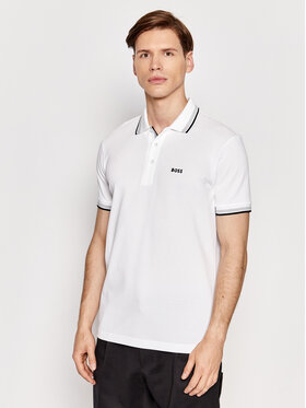 BOSS Boss Polo Paddy 50469055 Biały Regular Fit
