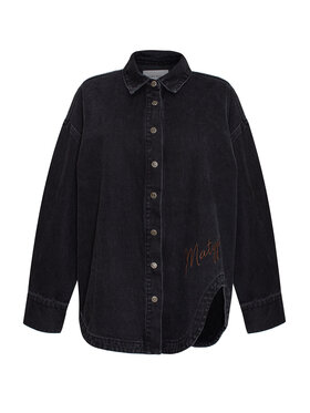 Magda Matyja Magda Matyja Koszula jeansowa BROOKLYN SHIRT Czarny Loose Fit