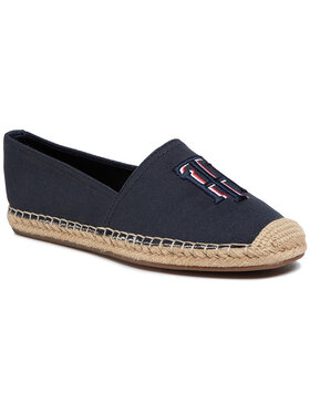 Tommy Hilfiger Tommy Hilfiger Espadrilky Nautical Th Basic Espadrille FW0FW04750 Tmavomodrá