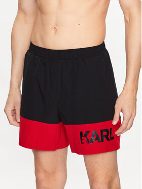 KARL LAGERFELD KARL LAGERFELD Plaukimo šortai 230M2206 Juoda Regular Fit