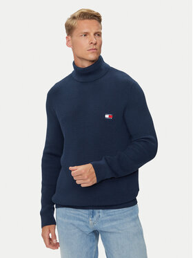 Tommy Jeans Tommy Jeans Dolčevita Badge DM0DM19434 Tamnoplava Slim Fit
