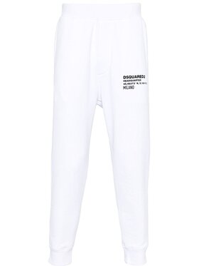 Dsquared2 Dsquared2 Pantaloni da tuta S74KB0967 Bianco Regular Fit